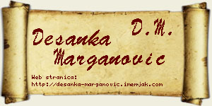 Desanka Marganović vizit kartica